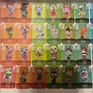 Animal Crossing Amiibo Card Collection
